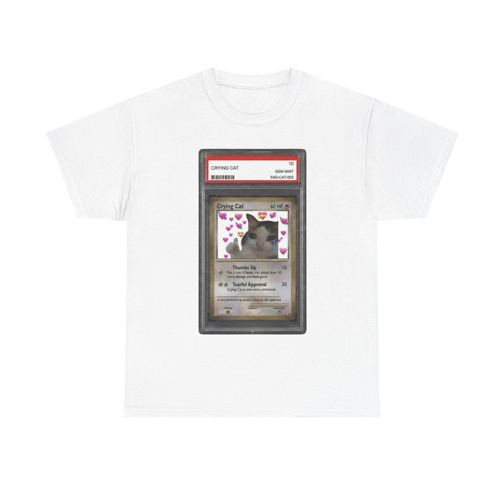 "Graded Crying Cat" Premium Heavy Cotton T-shirt