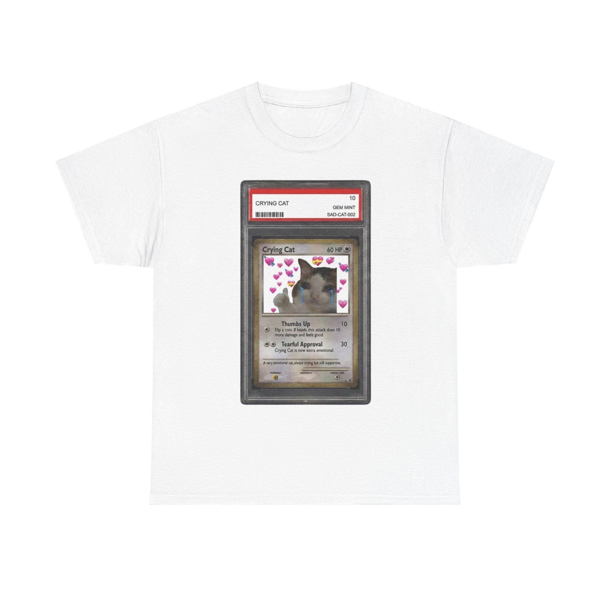 "Graded Crying Cat" Premium Heavy Cotton T-shirt