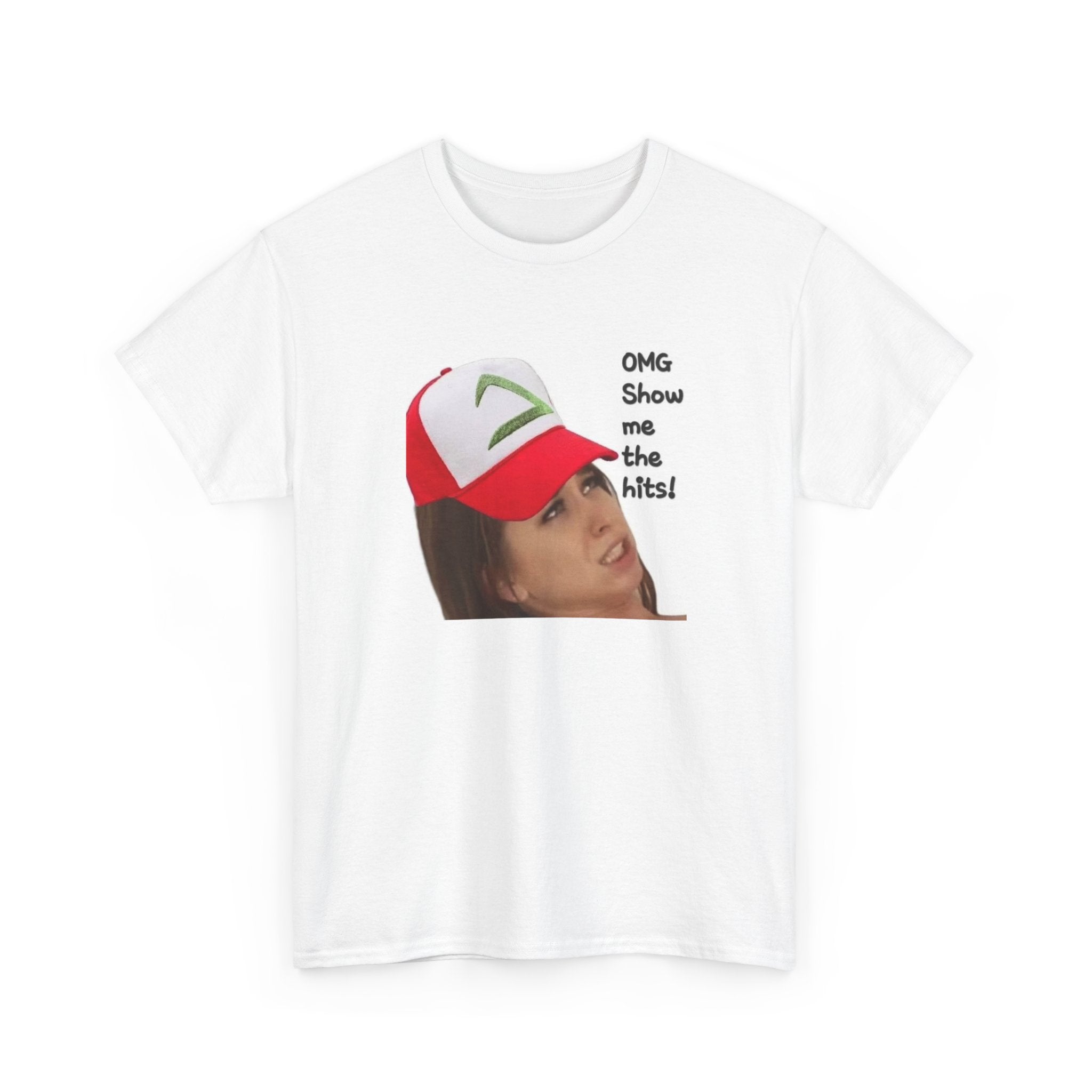 "OMG Show Me Your Hits!" Premium Heavy Cotton T-shirt