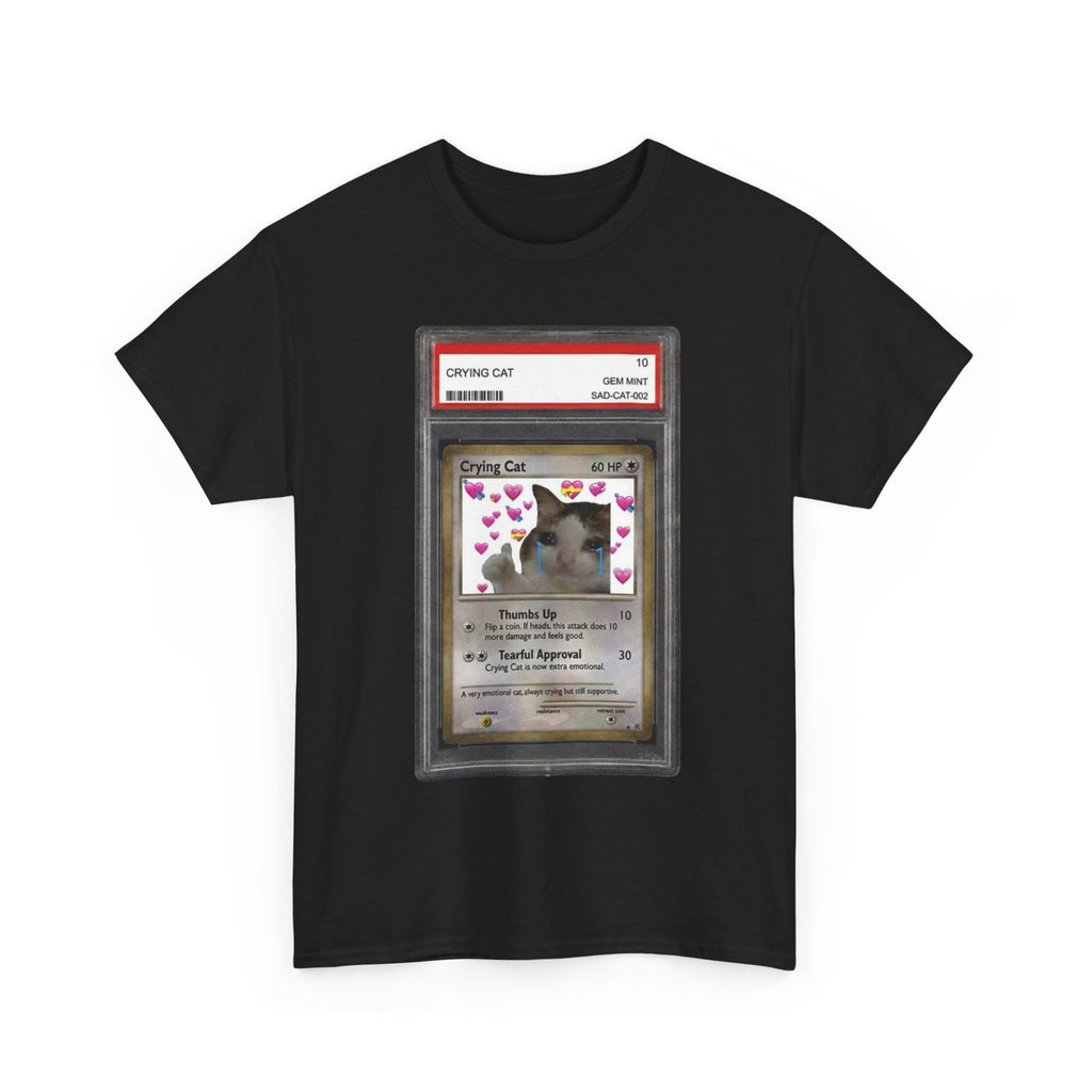 "Graded Crying Cat" Premium Heavy Cotton T-shirt