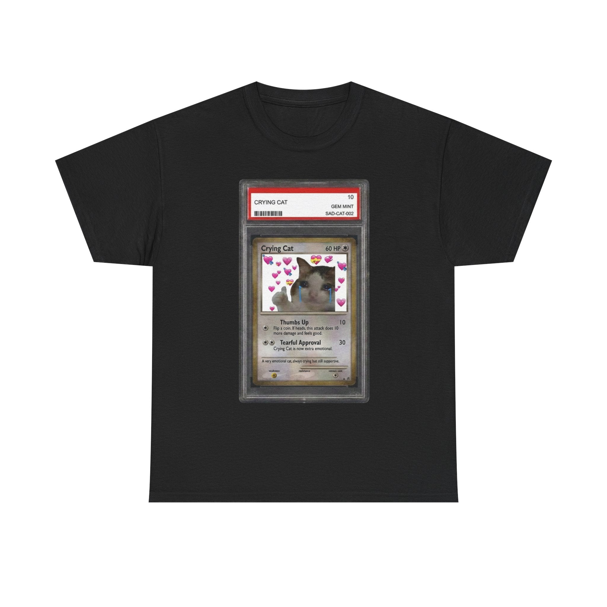 "Graded Crying Cat" Premium Heavy Cotton T-shirt