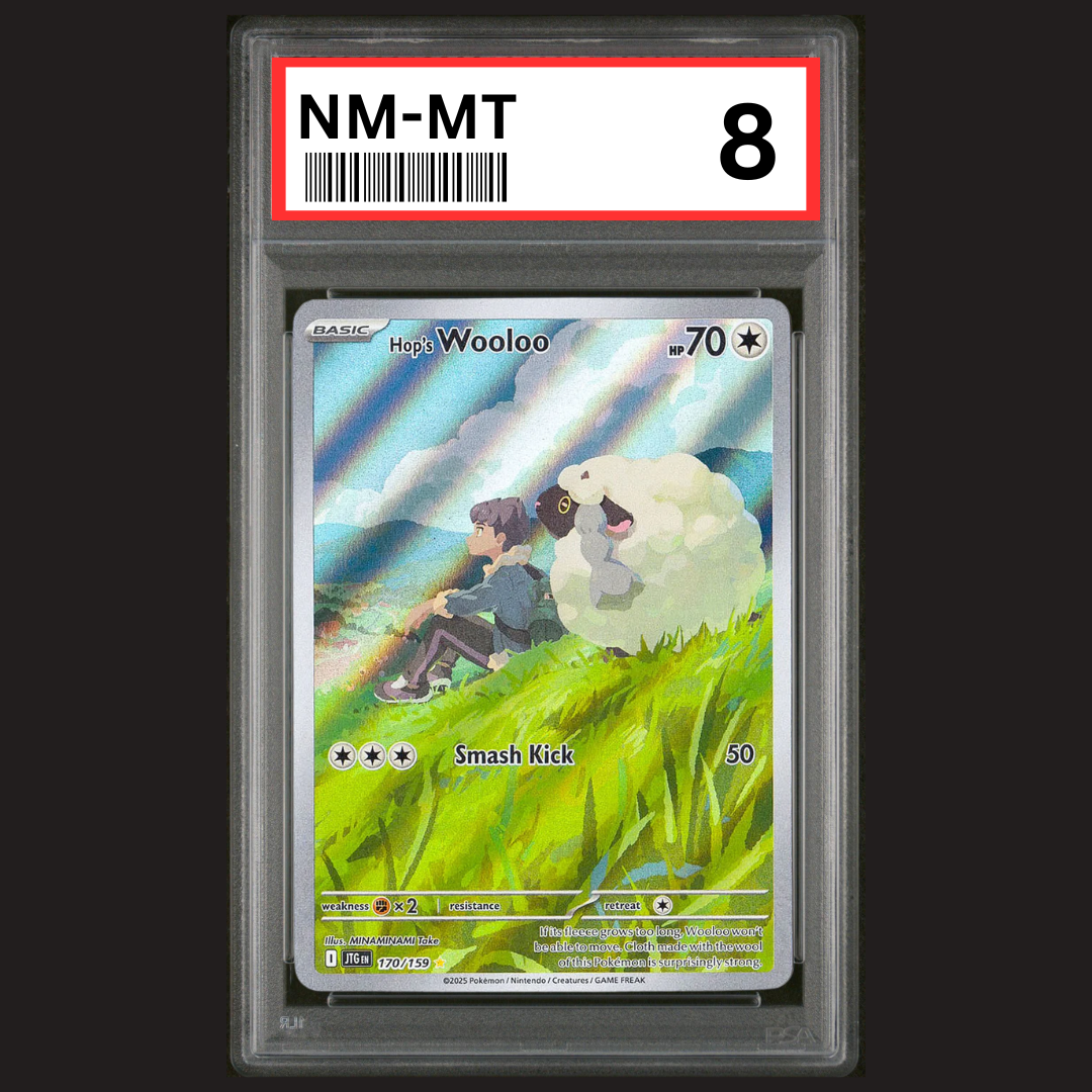 PSA NM 8 Hop's Wooloo - IR - 2025 Journey Together