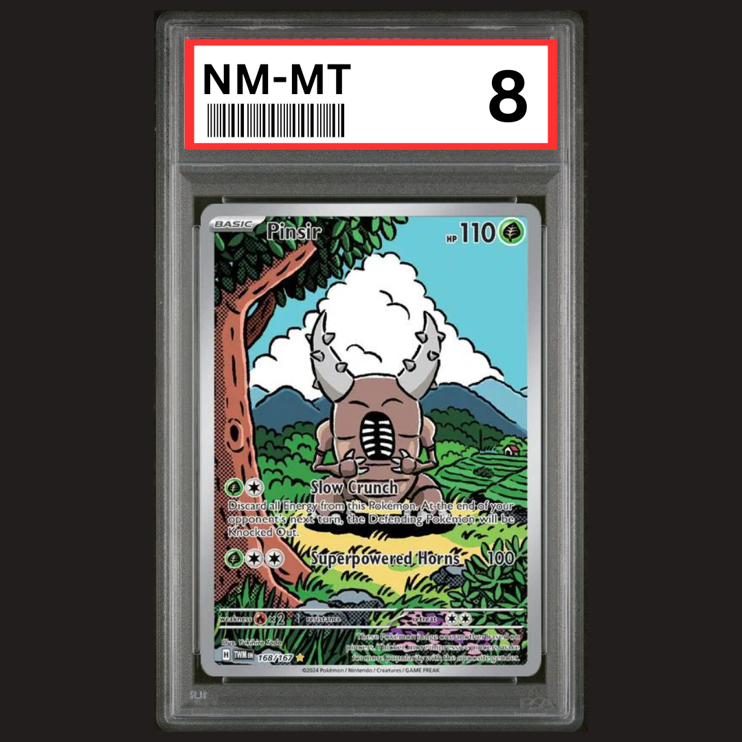 PSA NM 8 Pinsir - IR - 2024 Twilight Masquerade