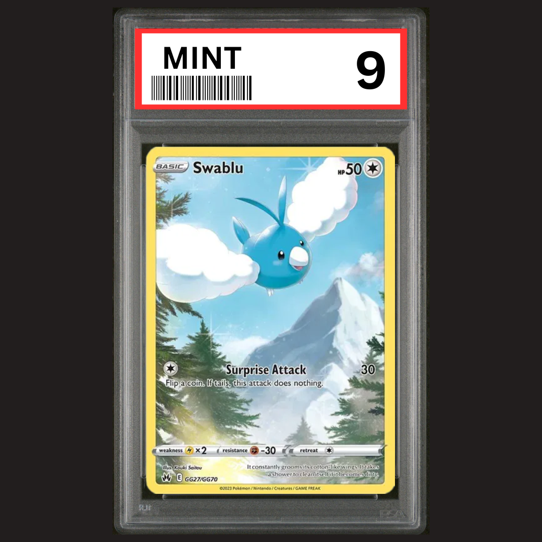 PSA Mint 9 Swablu - Full Art - 2023 Crown Zenith